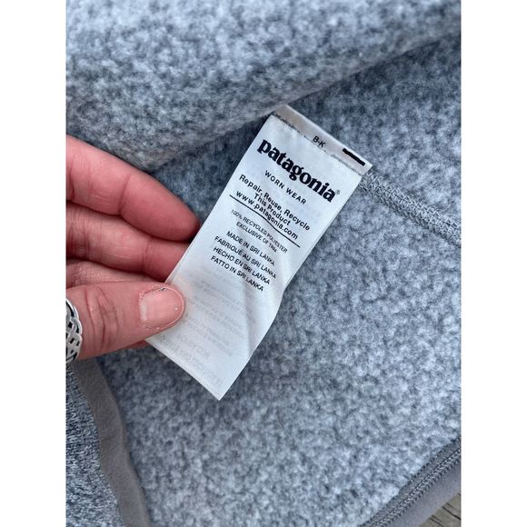 Patagonia NWT Better Sweater 1/4 Zip Gray Pullover, Size Medium, MSRP $118 - Picture 5 of 11
